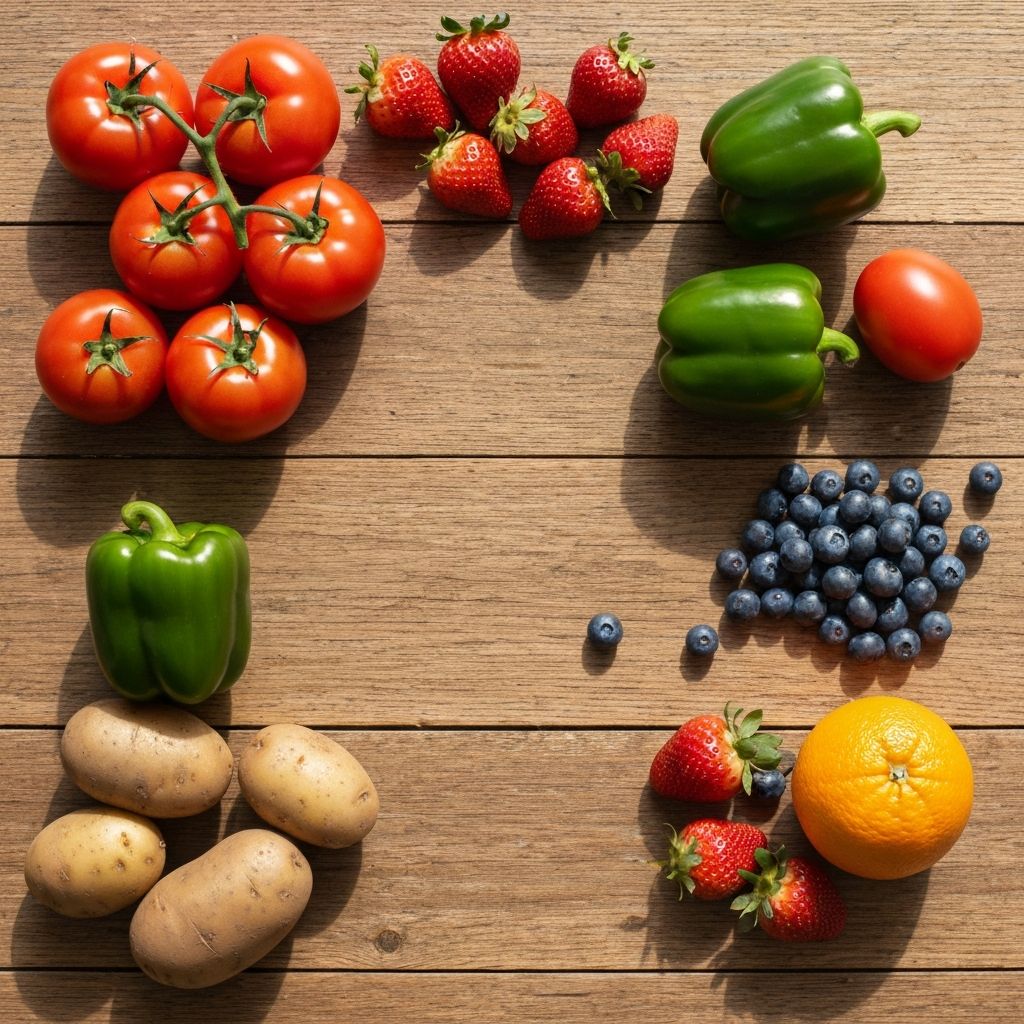 Hälsosamm mat och grönsaker